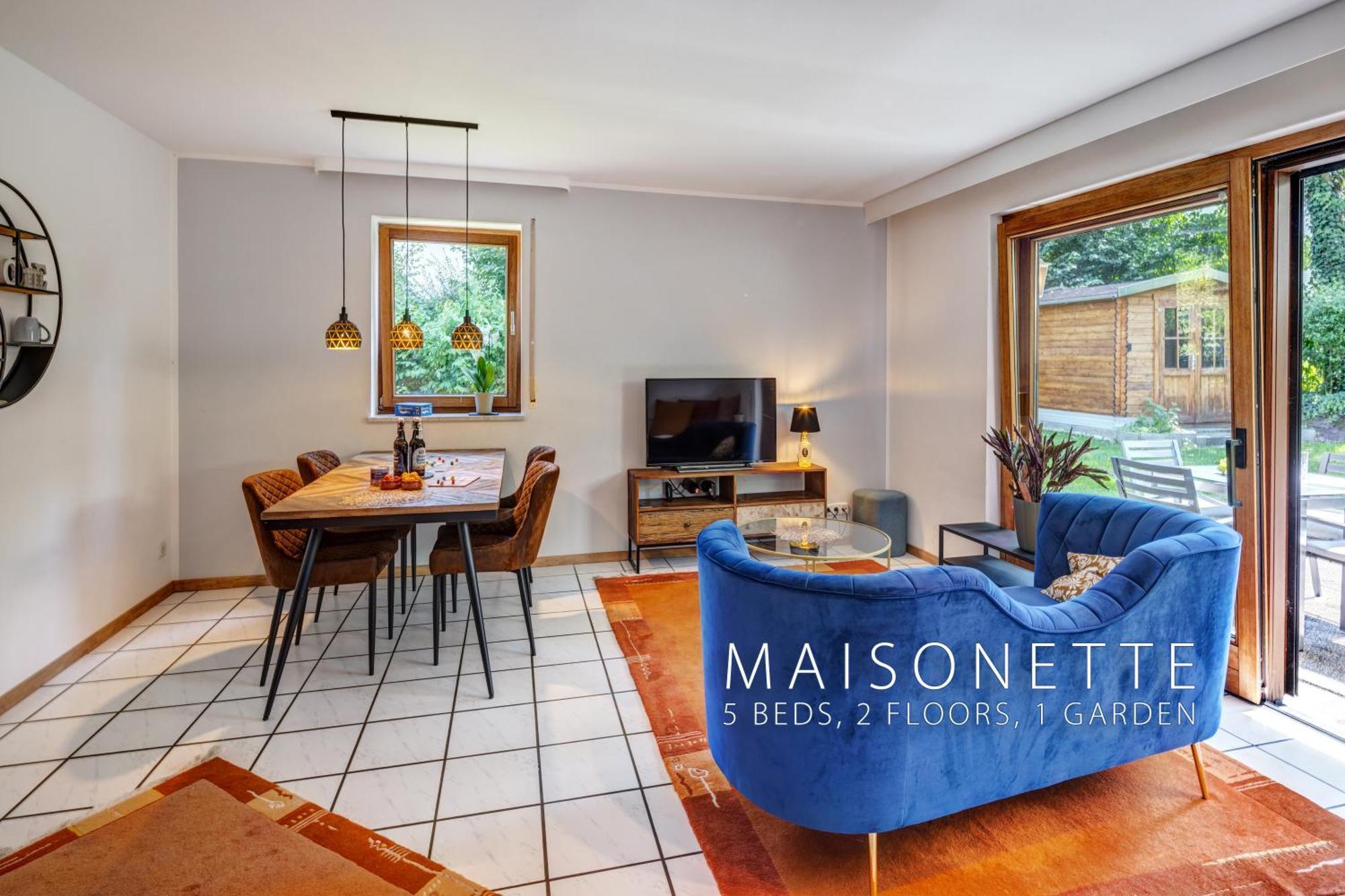 Moderne Maisonette Mit Garten Unterschleißheim Exteriér fotografie